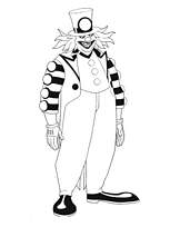 coloriage Ben 10 le clown